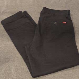 Levi's Black Chinos Sleek Cotton Blend